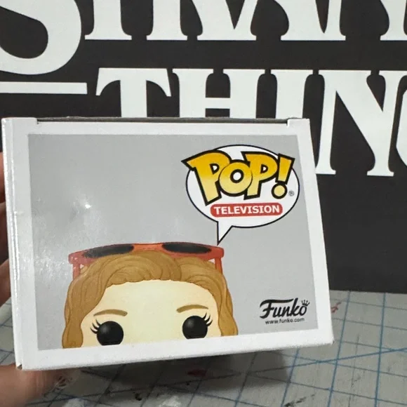 Funko Pop Max Figure with Red Hair and Striped Outfit - Picture 3 of 4